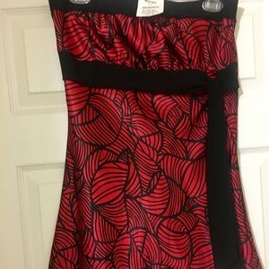 Shasta collection black/red top.